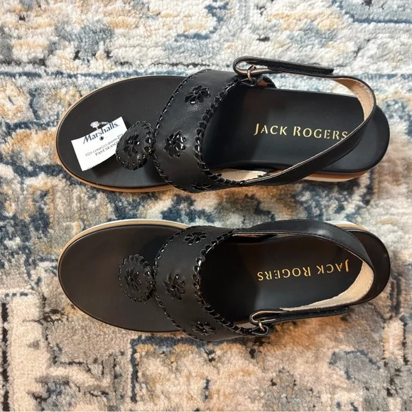 Jack Rogers Women's Black Sandals - Picture 8 of 11